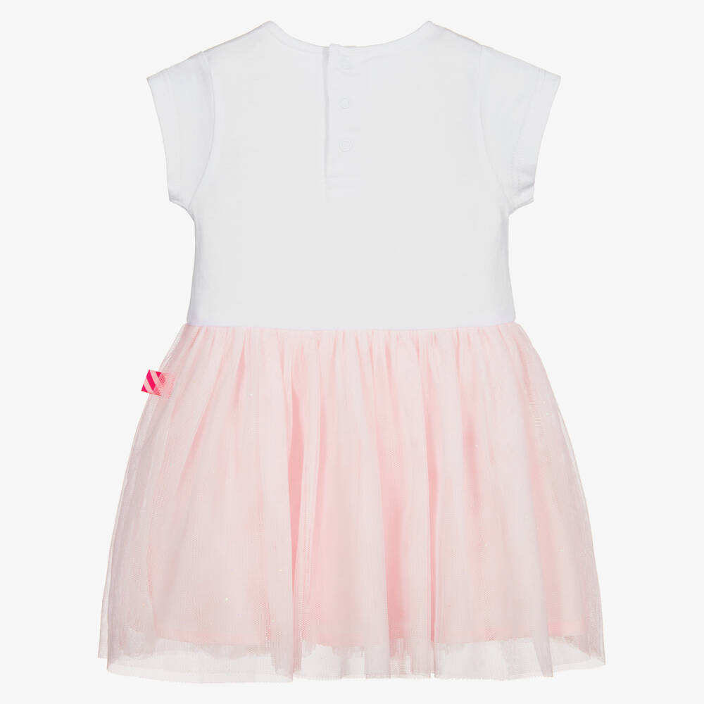 Billieblush-Pink Shell Necklace Dress | Childrensalon Outlet