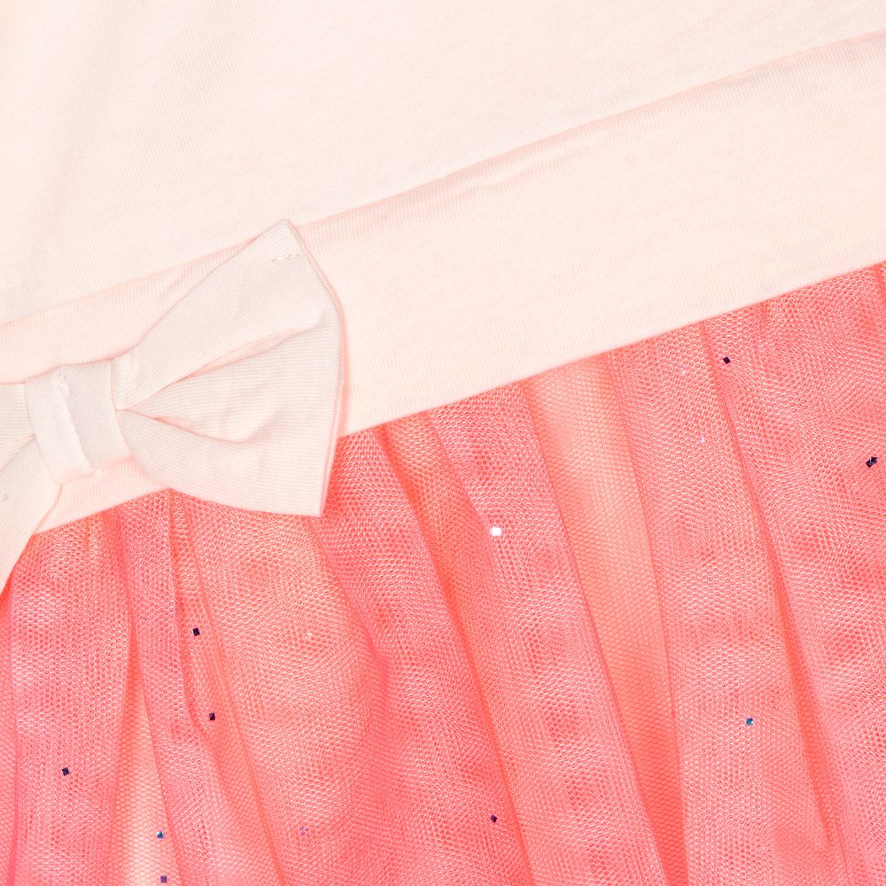 Billieblush-Pink Star Tulle Dress | Childrensalon Outlet