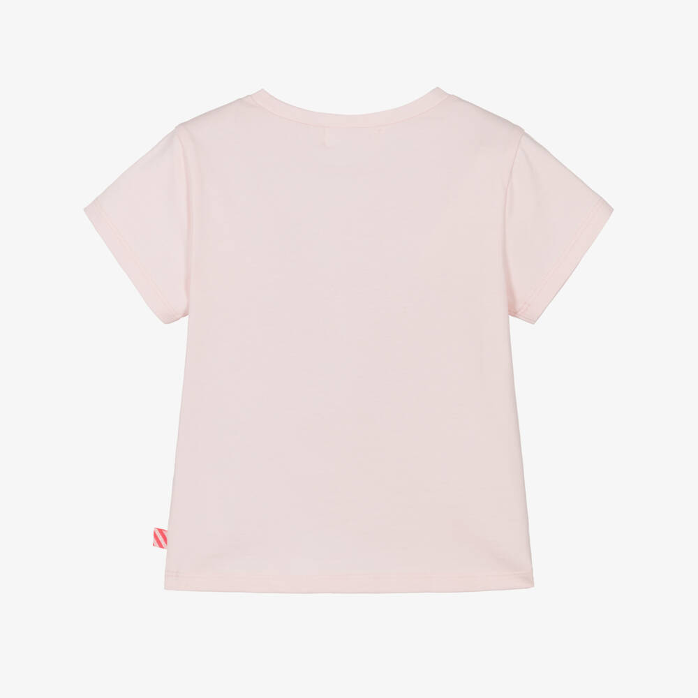 Billieblush-Розовая футболка с графикой очков | Childrensalon Outlet
