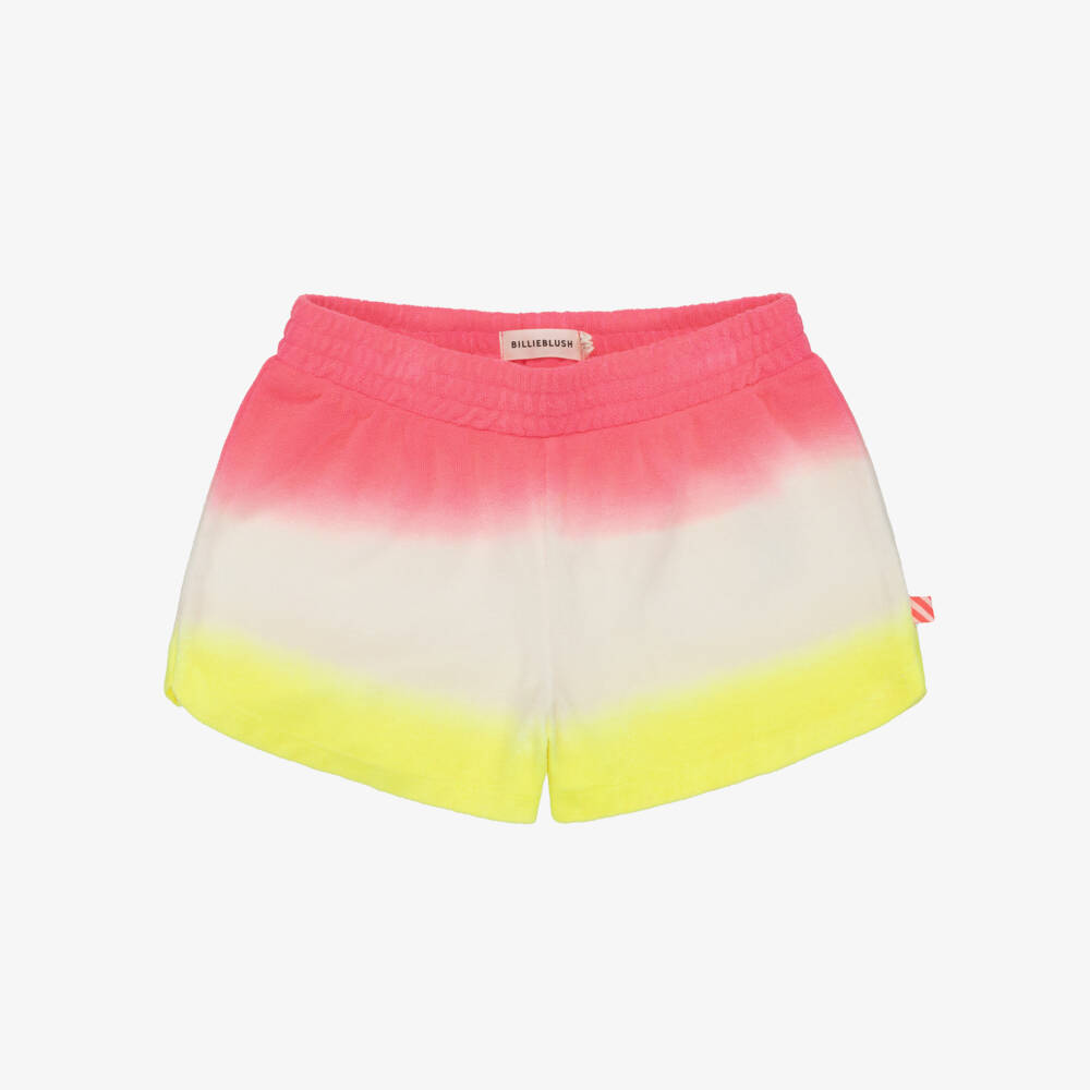 Billieblush-Pink Tie Dye Beach Shorts | Childrensalon Outlet