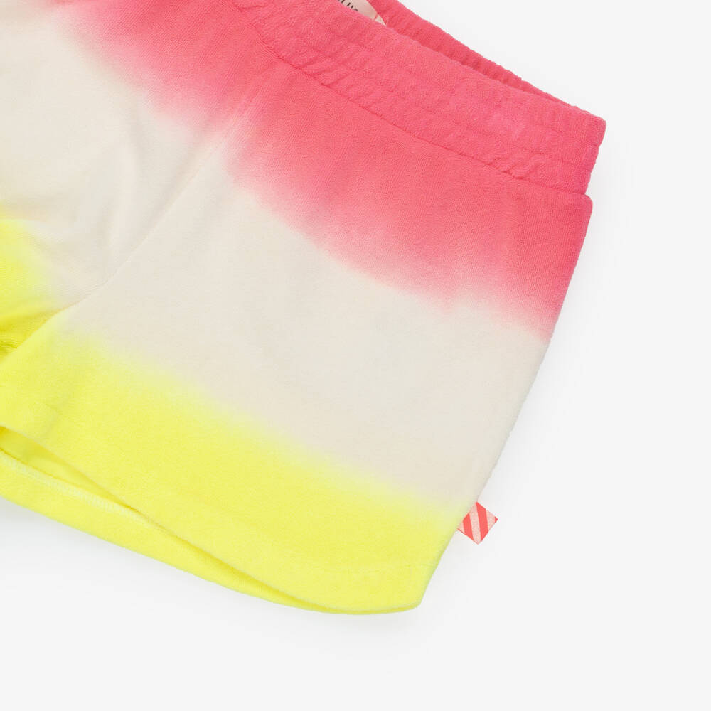 Billieblush-Pink Tie Dye Beach Shorts | Childrensalon Outlet