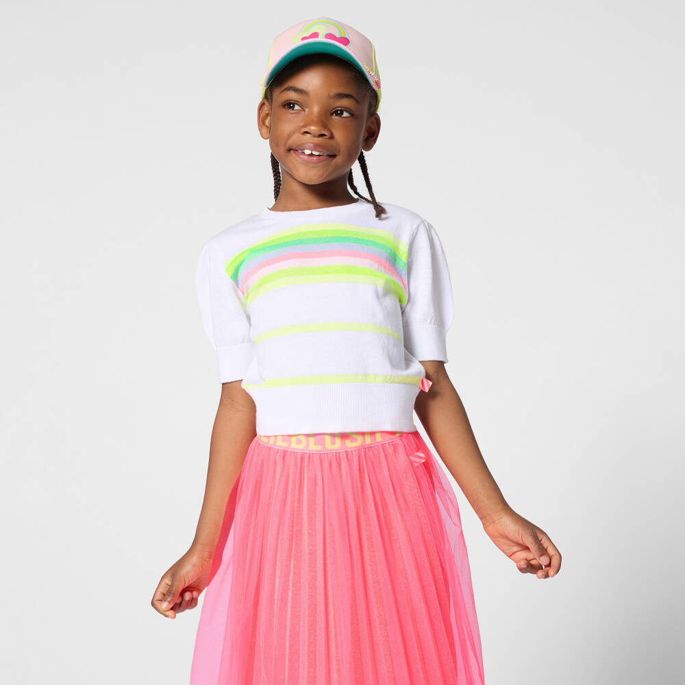 Billieblush-Розовая юбка из тюля | Childrensalon Outlet
