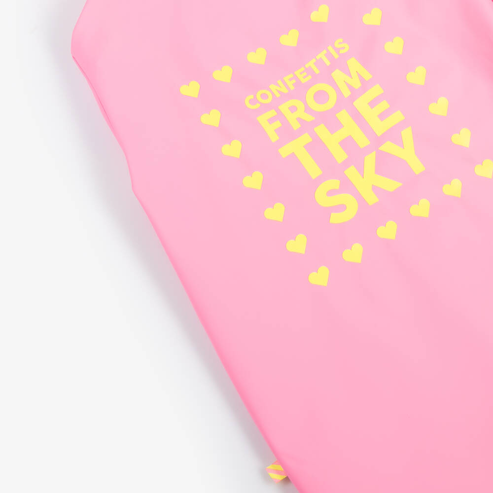 Billieblush-Playful Girls Blushing Pink Raincoat | Childrensalon Outlet