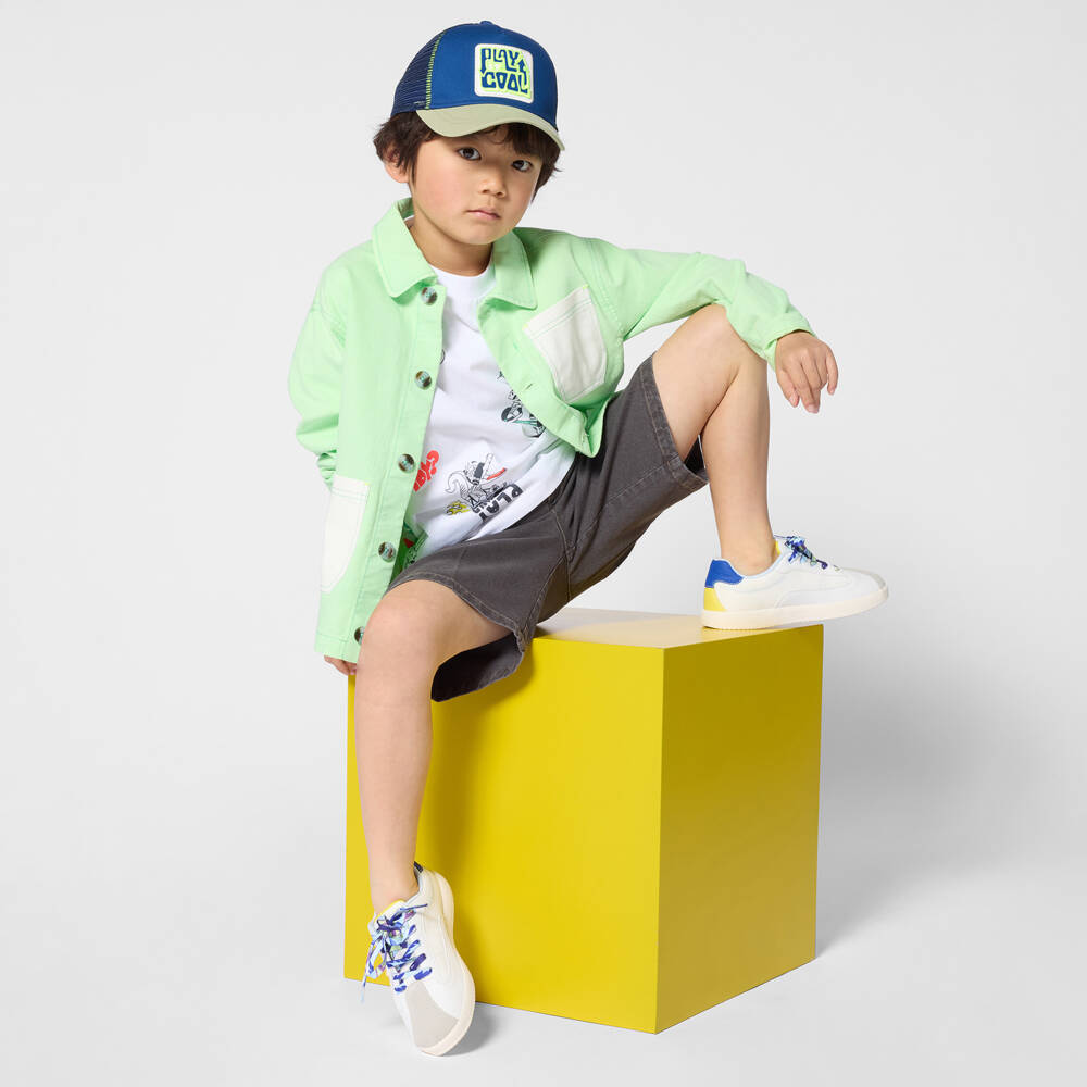 Billieblush-White Aop T-shirt | Childrensalon Outlet