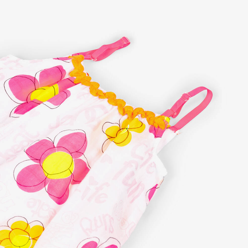 Billieblush-White Floral Dress | Childrensalon Outlet