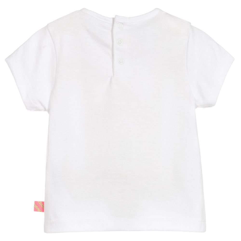 Billieblush-White Ice Cream T-Shirt | Childrensalon Outlet