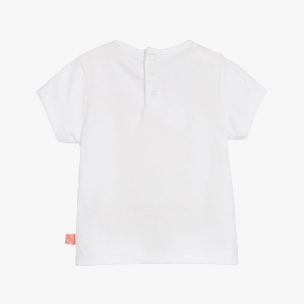 Billieblush-White Ice Cream T-Shirt | Childrensalon Outlet
