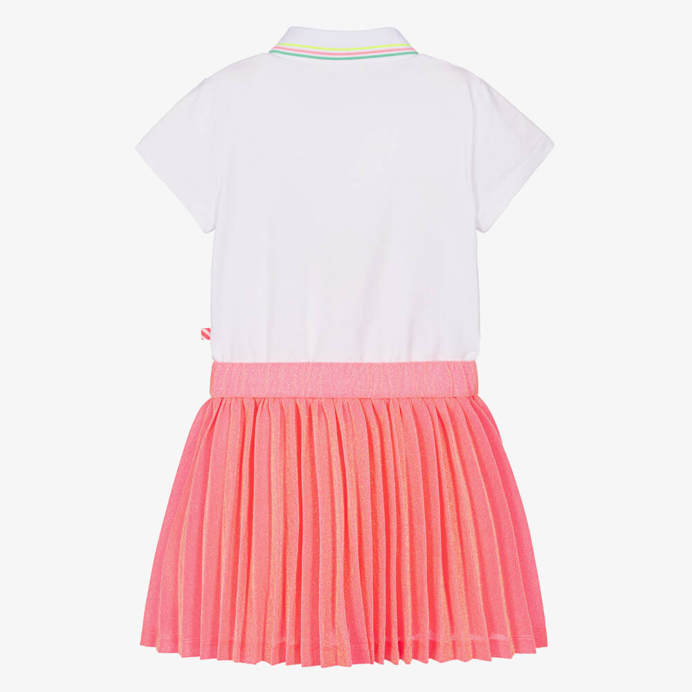 Billieblush-White Knitted Collar Dress | Childrensalon Outlet