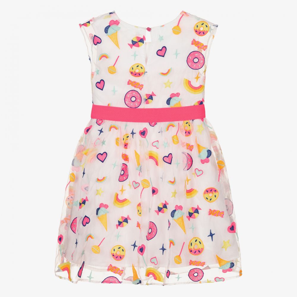 Billieblush-White Organza Candy Dress | Childrensalon Outlet
