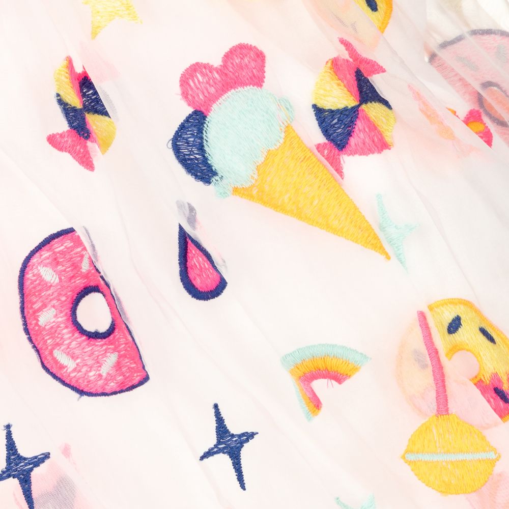 Billieblush-White Organza Candy Dress | Childrensalon Outlet