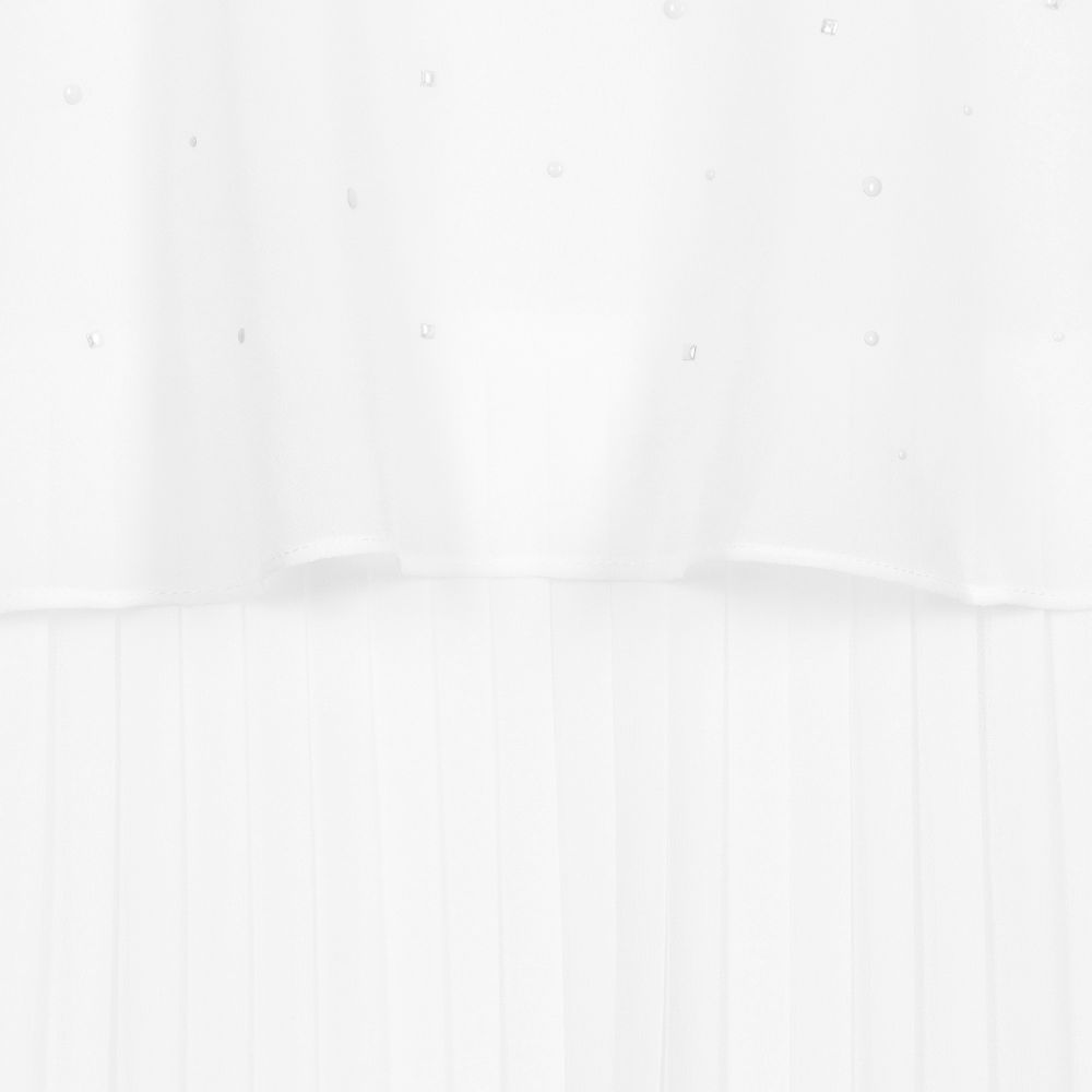 Billieblush-فستان شيفون لون أزرق | Childrensalon Outlet