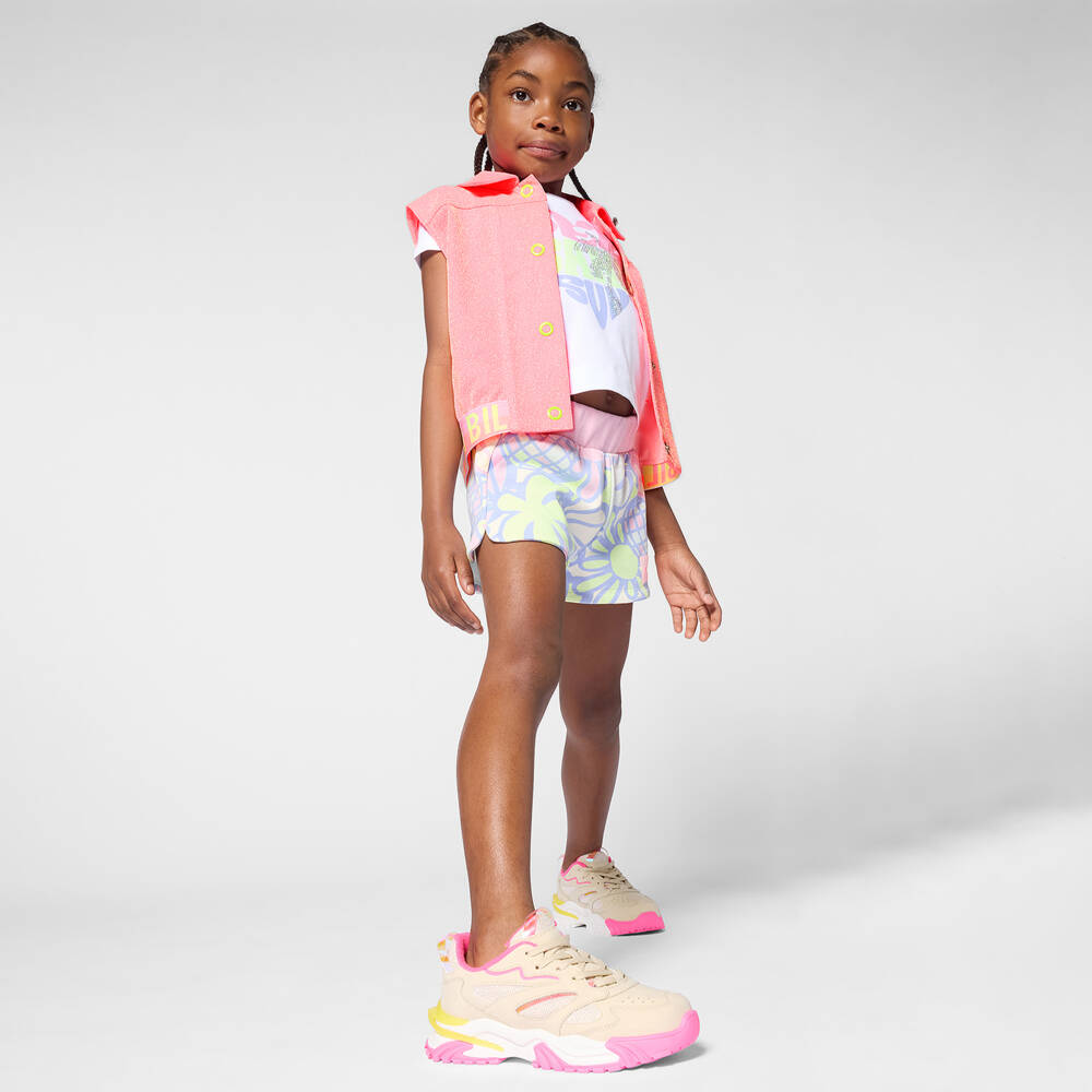 Billieblush-Белая футболка Sun Sea Sand Ss для девочек | Childrensalon Outlet