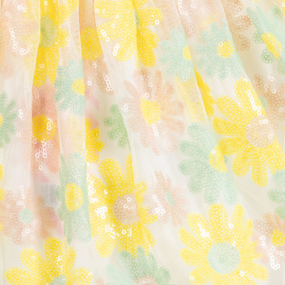 Billieblush-Yellow & Green Sequin Skirt | Childrensalon Outlet