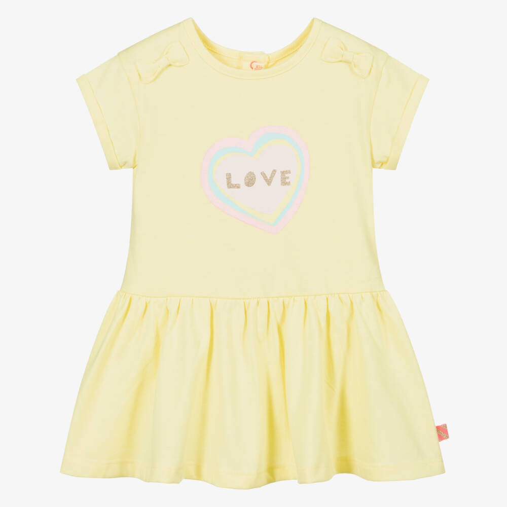 Billieblush-Yellow Jersey Dress | Childrensalon Outlet