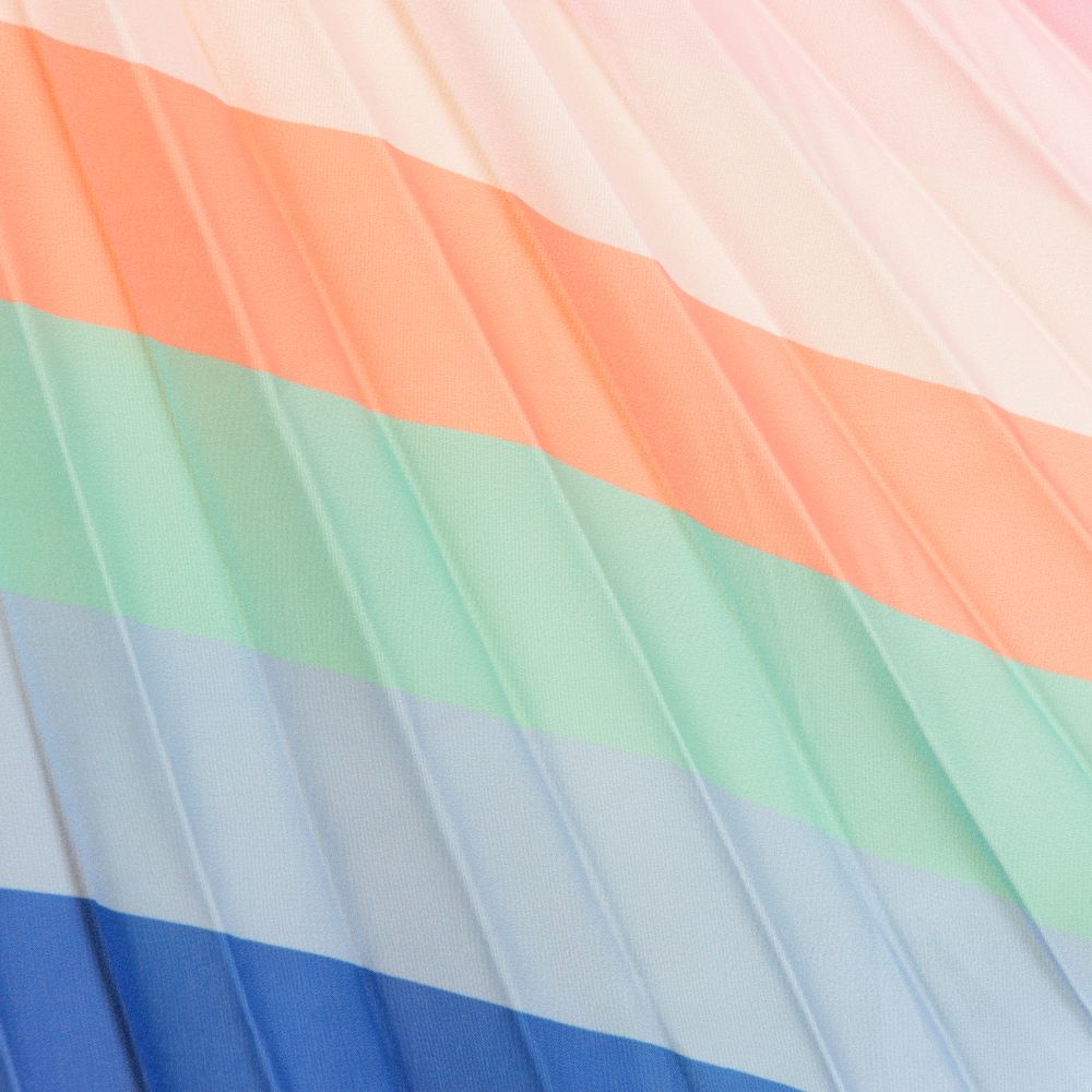 Billieblush-Желтая плиссированная юбка радужной расцветки | Childrensalon Outlet