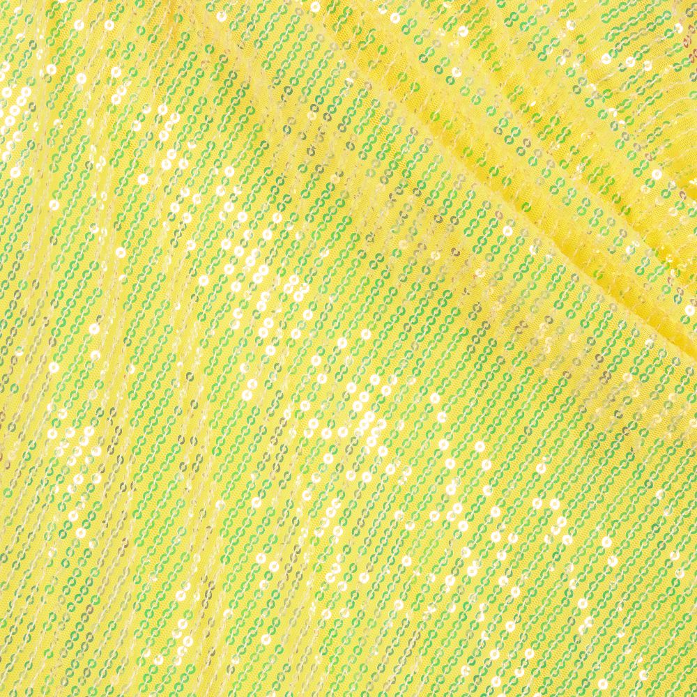 Billieblush-Желтая плиссированная юбка с пайетками | Childrensalon Outlet