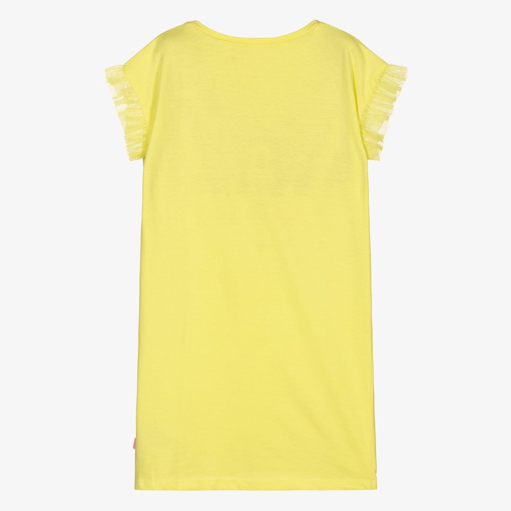 Billieblush-Желтое хлопковое платье с солнцезащитными очками | Childrensalon Outlet