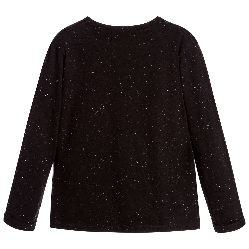 Billybandit-Black & White Space T-Shirt | Childrensalon Outlet