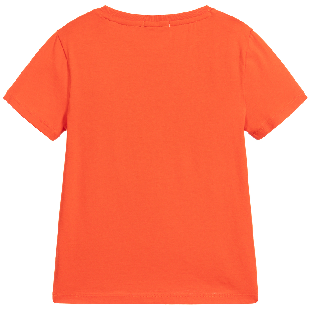بيلي باندت-تيشيرت قطن لون برتقالي للأولاد | Childrensalon Outlet