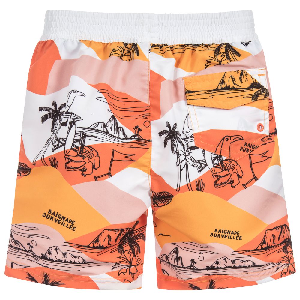Billybandit Boys Orange Swim Shorts