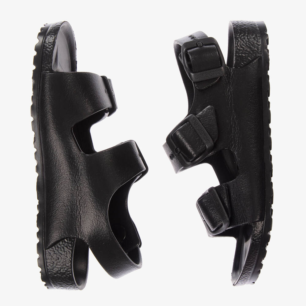Birkenstock Black Milano Eva Sandals Childrensalon Outlet