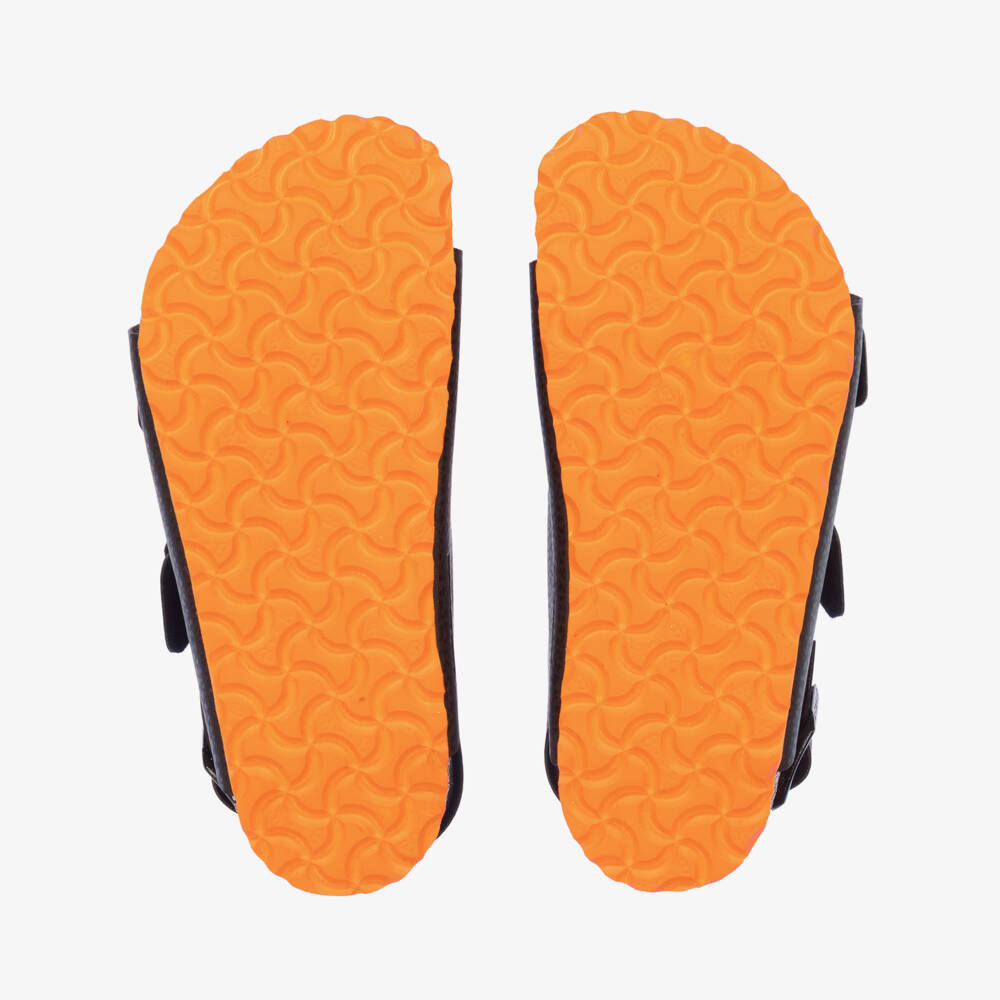 Birkenstock-Boys Black Milano Sandals | Childrensalon Outlet