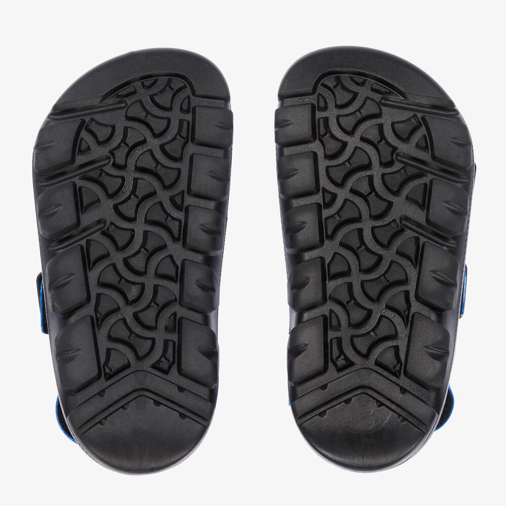 Birkenstock-Boys Blue Buckled Sandals | Childrensalon Outlet