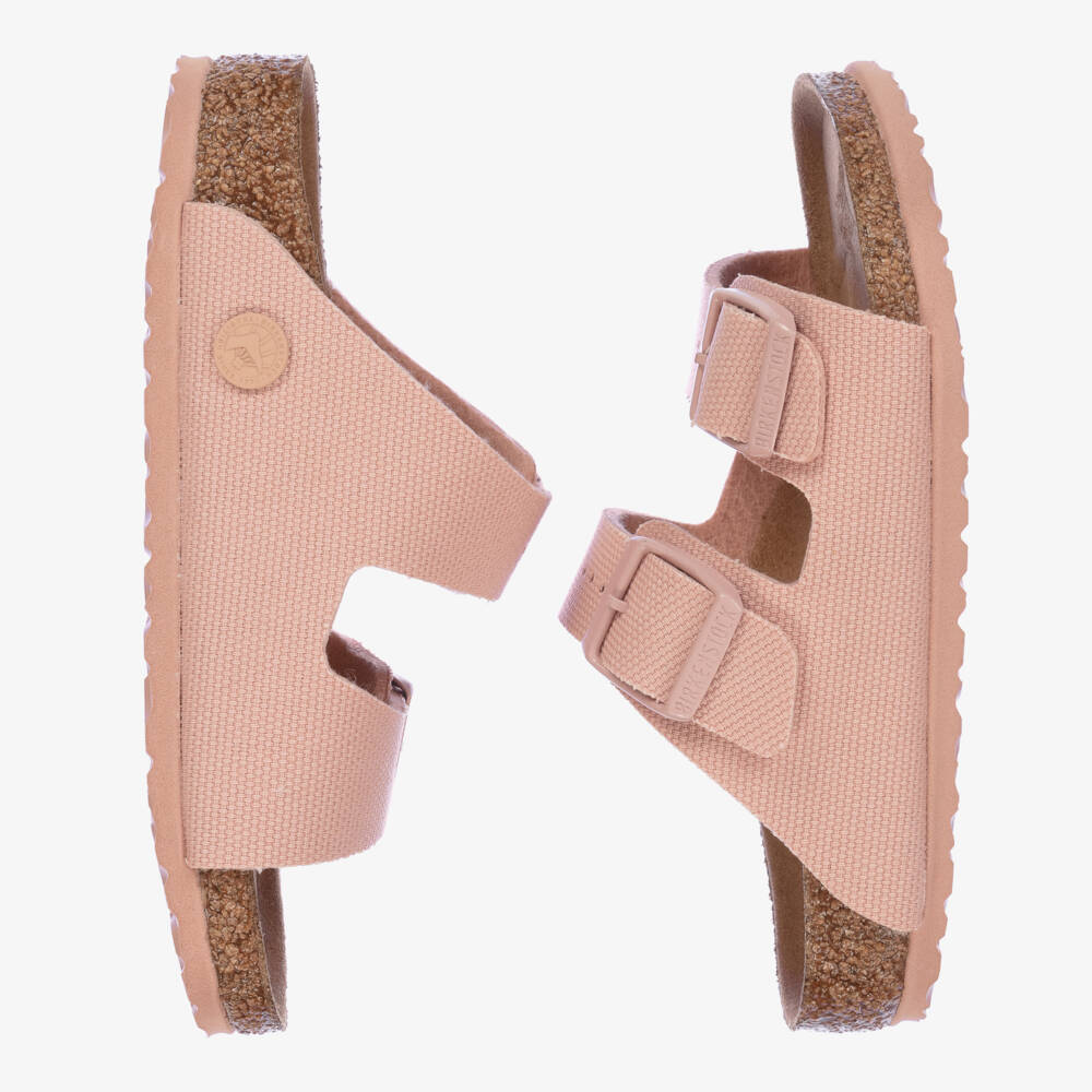 Birkenstock-Girls Soft Pink Buckle Sandals | Childrensalon Outlet