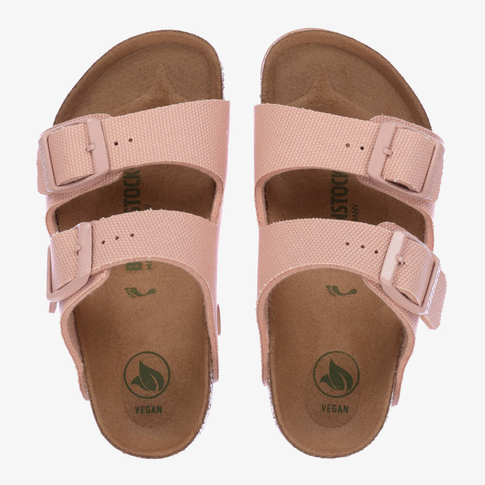Birkenstock-Girls Soft Pink Buckle Sandals | Childrensalon Outlet