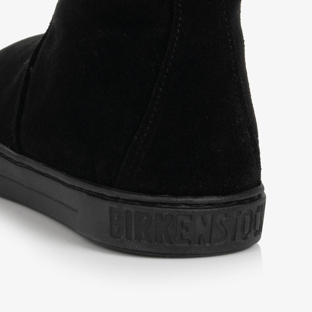 Birkenstock-Girls Suede Sherpa Ankle Boots | Childrensalon Outlet