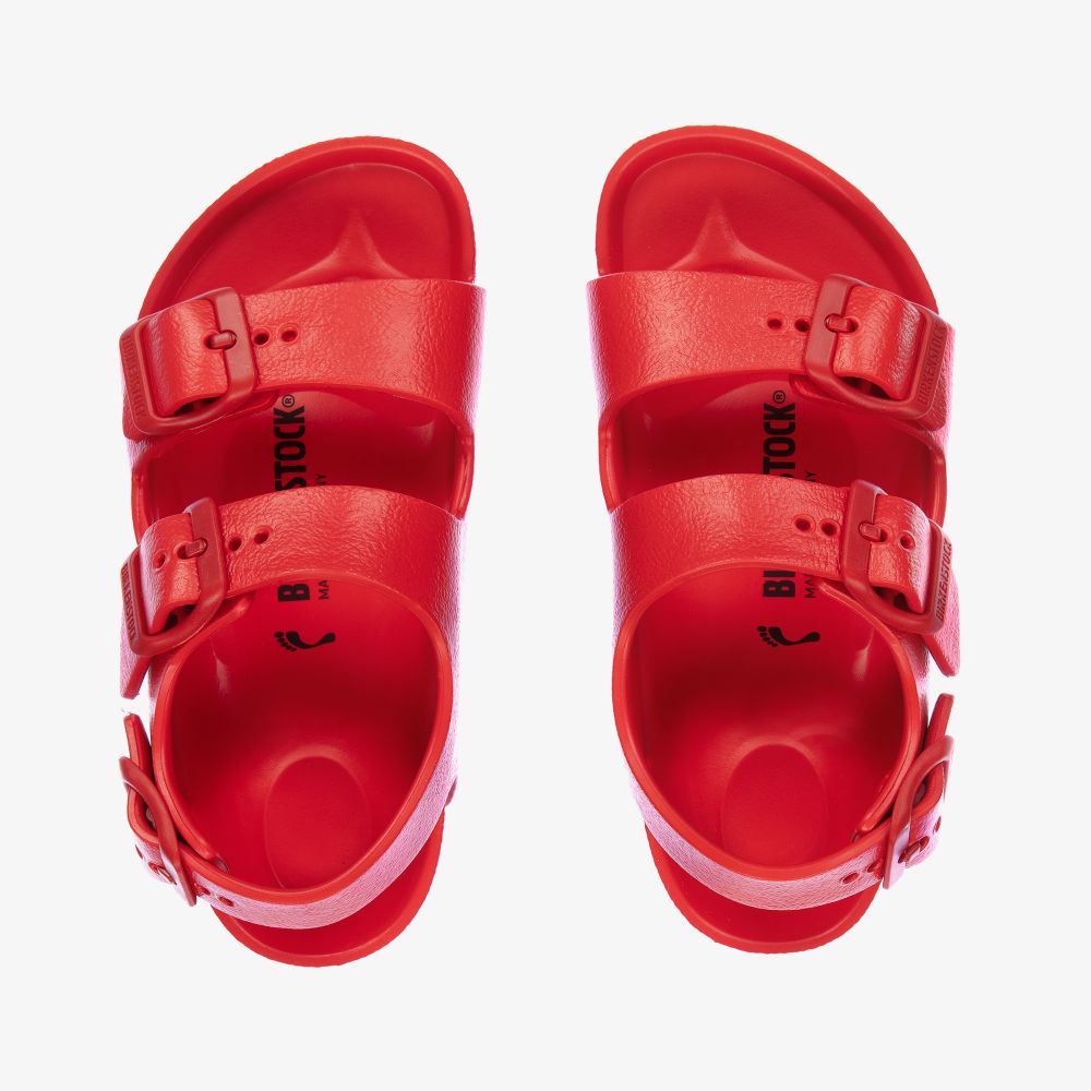 Birkenstock - Sandales rouges en caoutchouc | Childrensalon