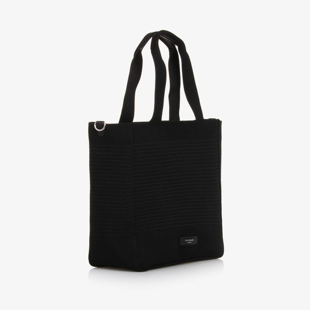 Storksak-Black 2-in-1 Thea Changing Bag (34cm) | Childrensalon Outlet