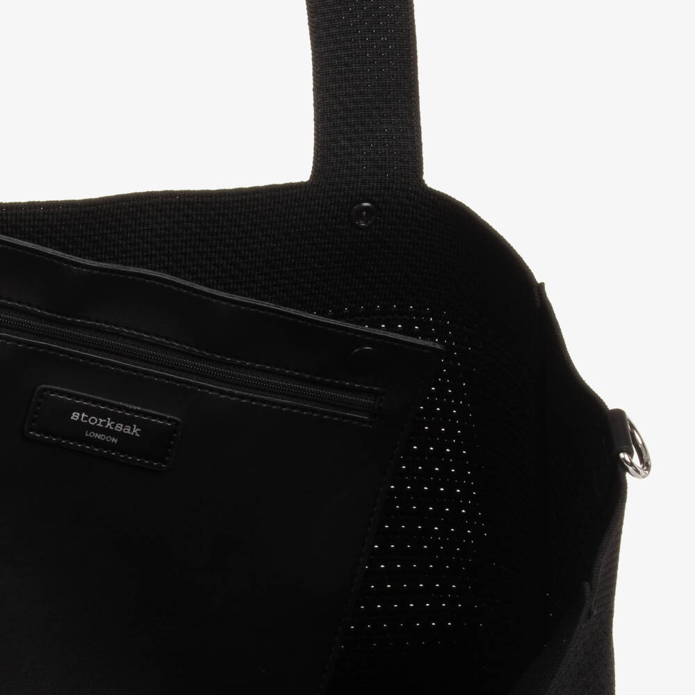 Storksak-Black 2-in-1 Thea Changing Bag (34cm) | Childrensalon Outlet