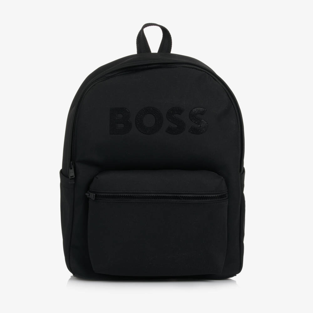 BOSS-Black Canvas Backpack (38cm) | Childrensalon Outlet