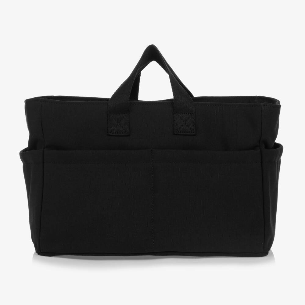 TIBA + MARL-Black Canvas Changing Caddy (35cm) | Childrensalon Outlet