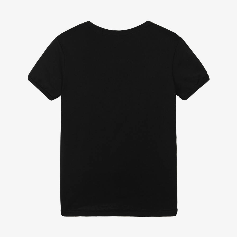 Dolce & Gabbana-Black Cotton T-Shirts (2 Pack) | Childrensalon Outlet