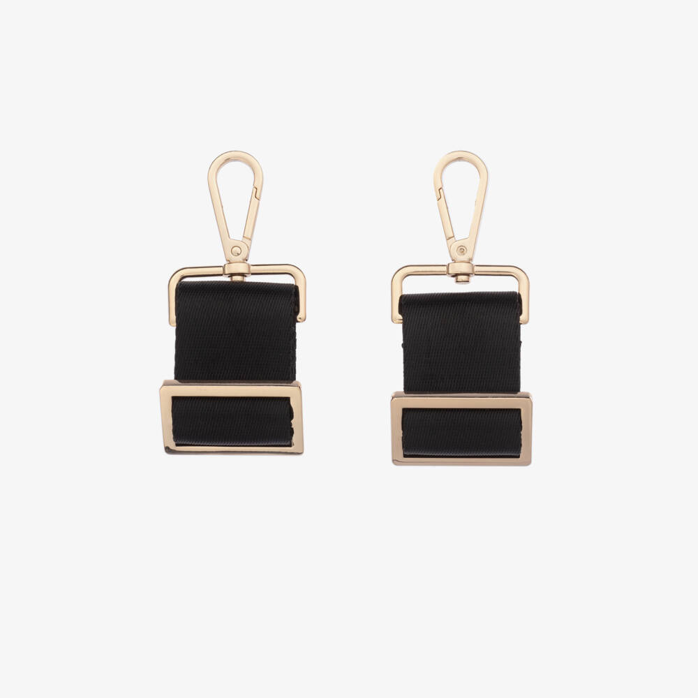 TIBA + MARL-Black & Gold Buggy Clips | Childrensalon Outlet