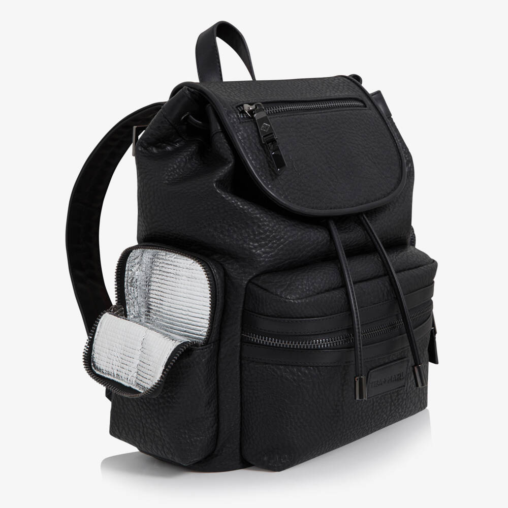 TIBA + MARL-Black Kaspar Backpack Changing Bag (38cm) | Childrensalon Outlet