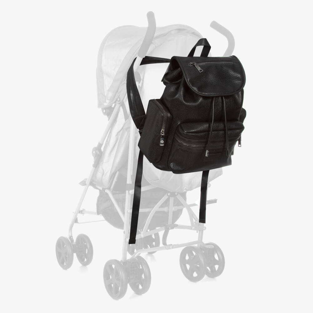 TIBA + MARL-Black Kaspar Backpack Changing Bag (38cm) | Childrensalon Outlet