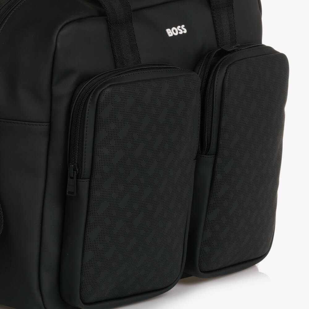 BOSS-Black Monogram Pockets Changing Bag (38cm) | Childrensalon Outlet