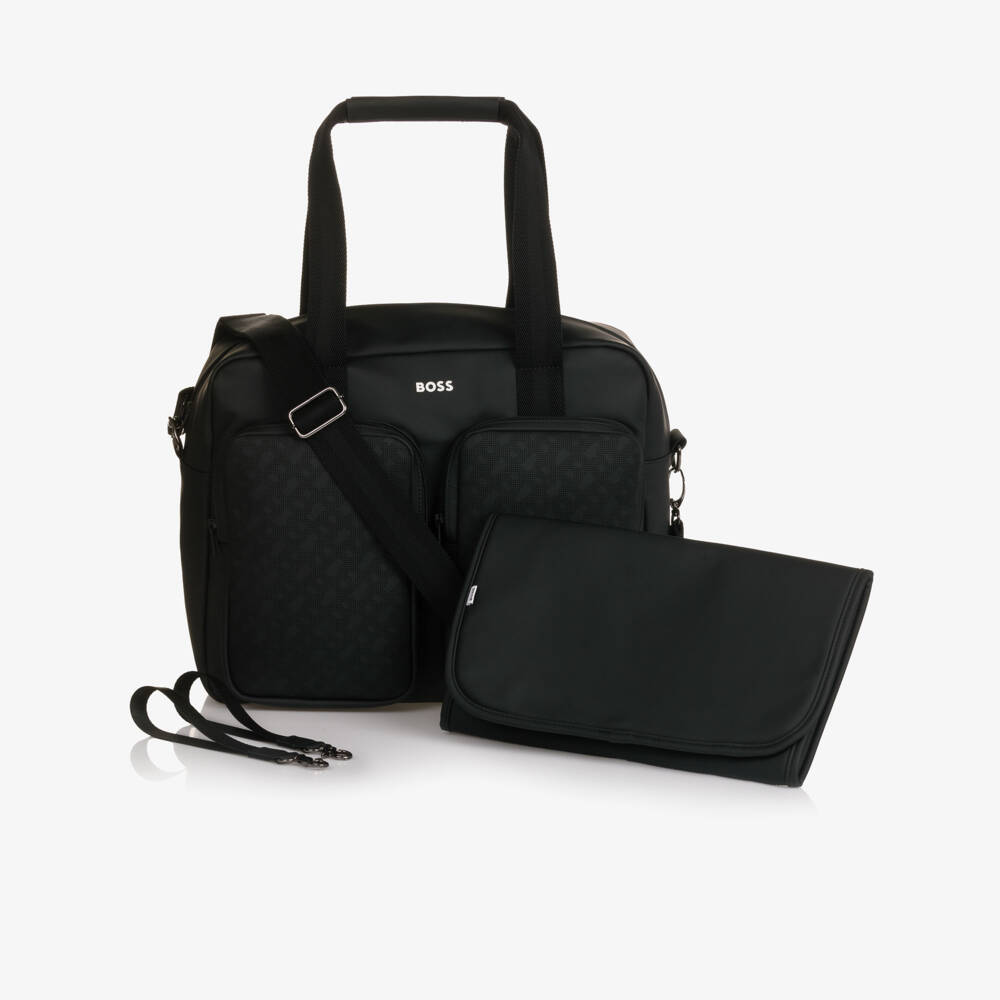 BOSS-Black Monogram Pockets Changing Bag (38cm) | Childrensalon Outlet