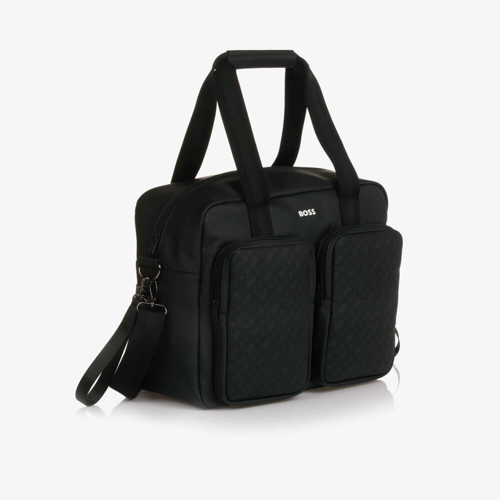 BOSS-Black Monogram Pockets Changing Bag (38cm) | Childrensalon Outlet