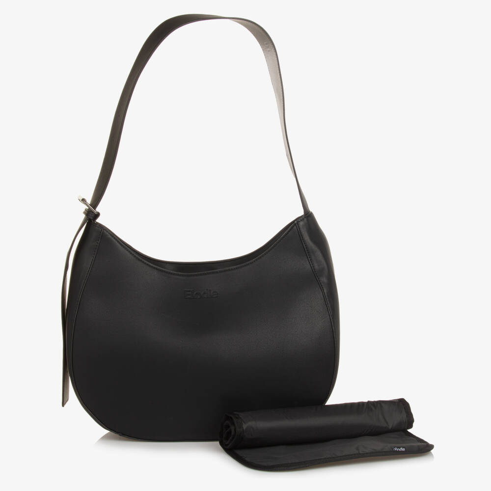 Elodie-Black Moon Shaped Changing Bag (40cm) | Childrensalon Outlet