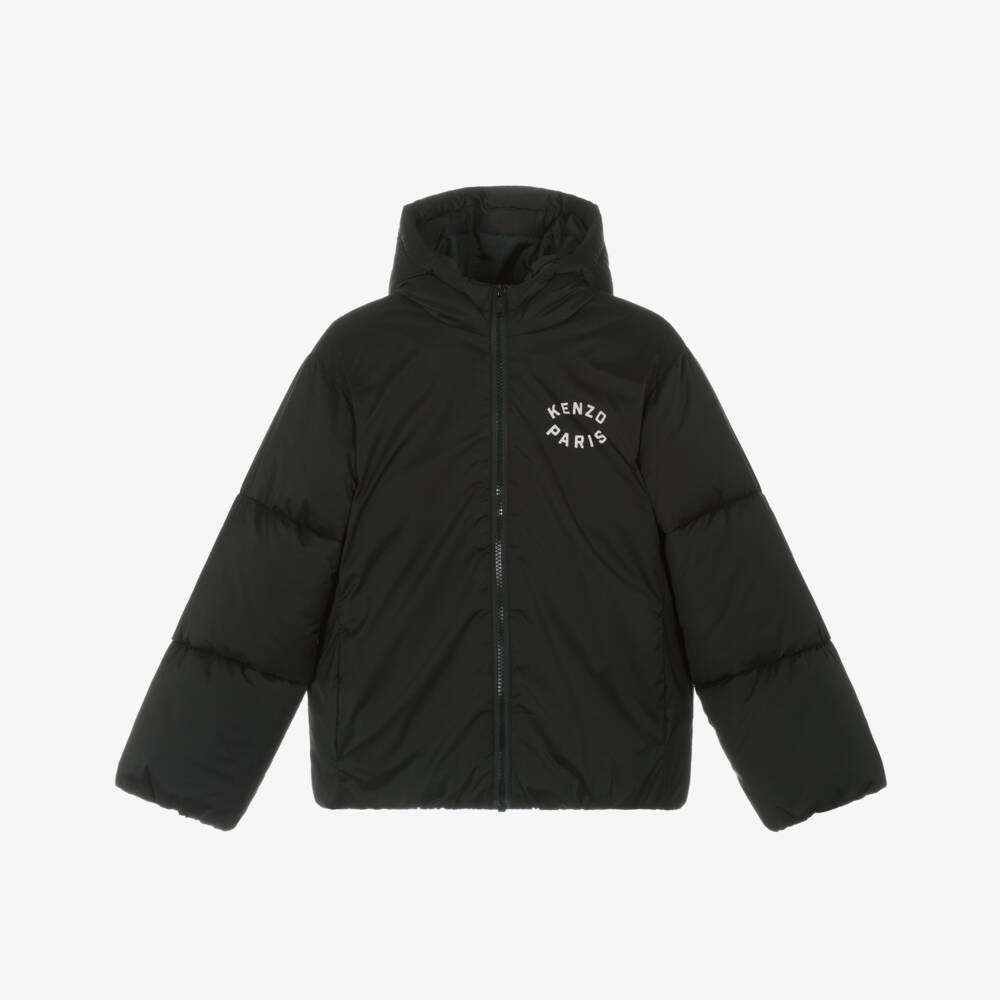 KENZO KIDS-Black Padded Lucky Tiger Jacket | Childrensalon Outlet