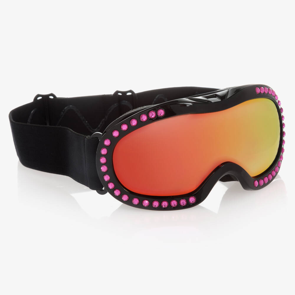 Bling2o-Black & Pink Ski Goggles | Childrensalon Outlet