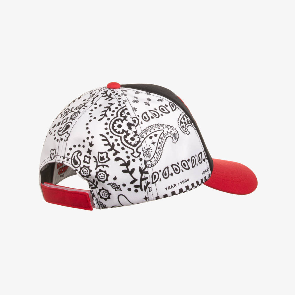 MARC JACOBS-Black, Red & White Mickey Mouse Cap | Childrensalon Outlet