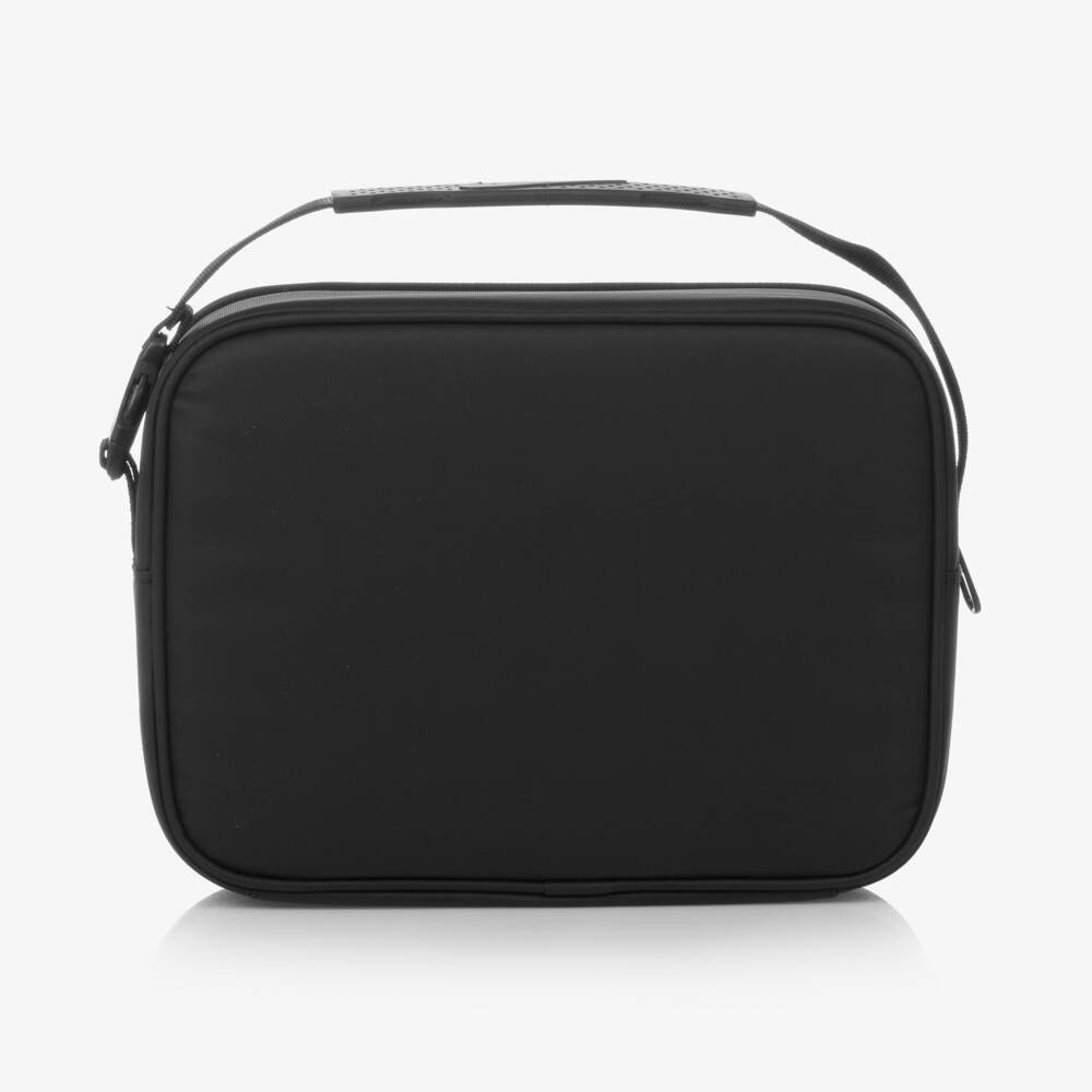 Nike-Black Swoosh Logo Lunch Bag (26cm) | Childrensalon Outlet