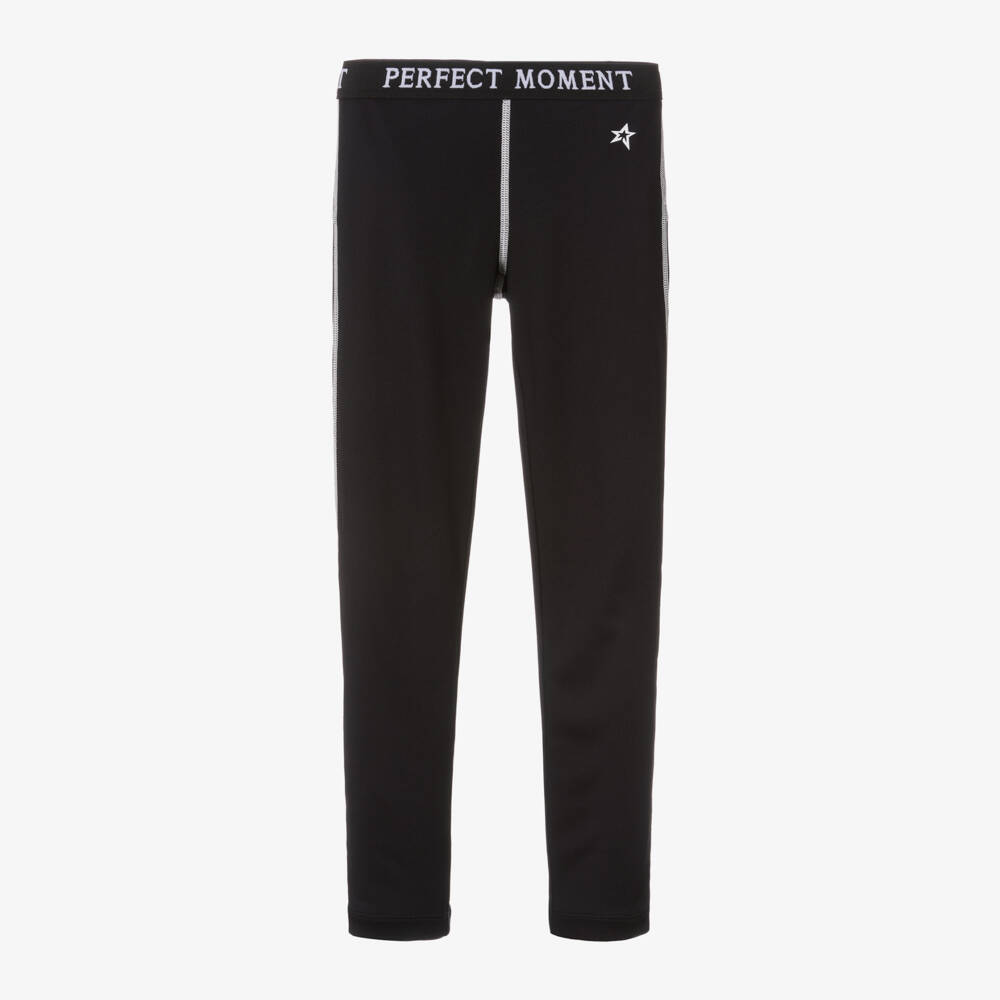 Perfect Moment-Black Thermal Leggings | Childrensalon Outlet