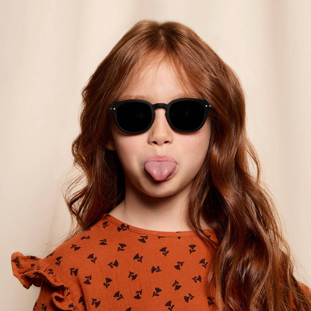 IZIPIZI-Black UV Protective Sunglasses | Childrensalon Outlet
