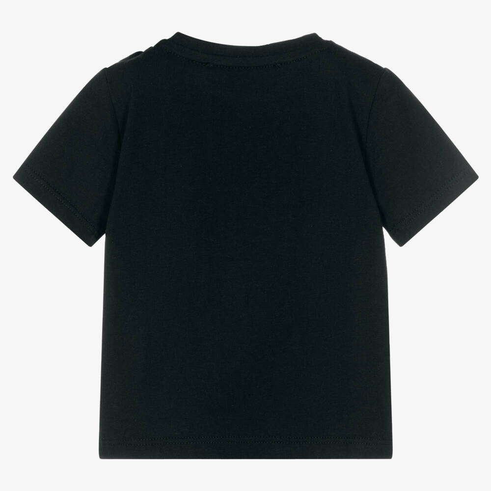 Versace-Black & White Medusa Baby T-Shirt | Childrensalon Outlet